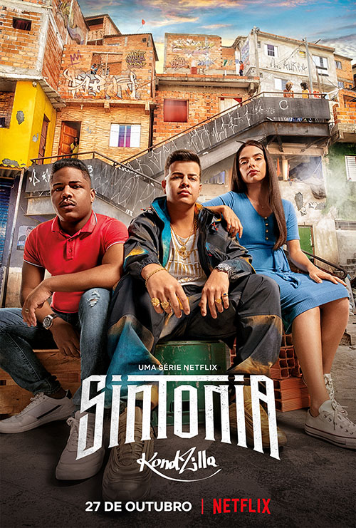 Poster art for the television series "Sintonia" (Netflix)