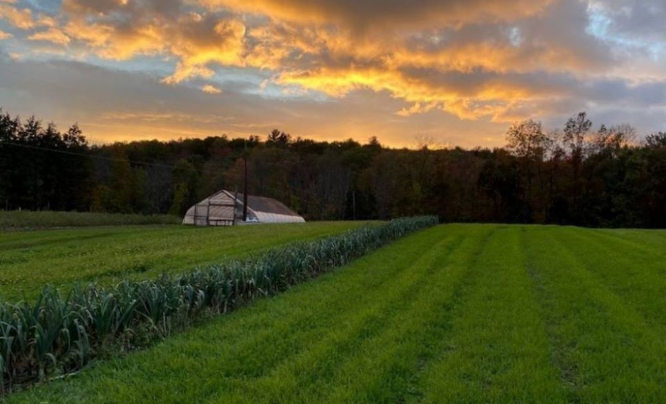 Sisters Hill Farm, shown at sunset in October 2021, is a ministry of the Sisters of Charity of New York in Stanfordville, New York. (Courtesy of Sisters Hill Farm)