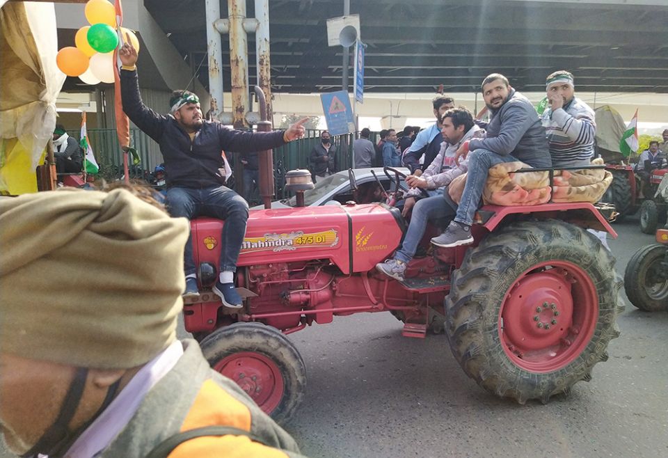 Farmers come to the Indian capital on tractors to protest three controversial farm laws that were later repealed after a year of demonstrations outside Delhi. (Jessy Joseph)
