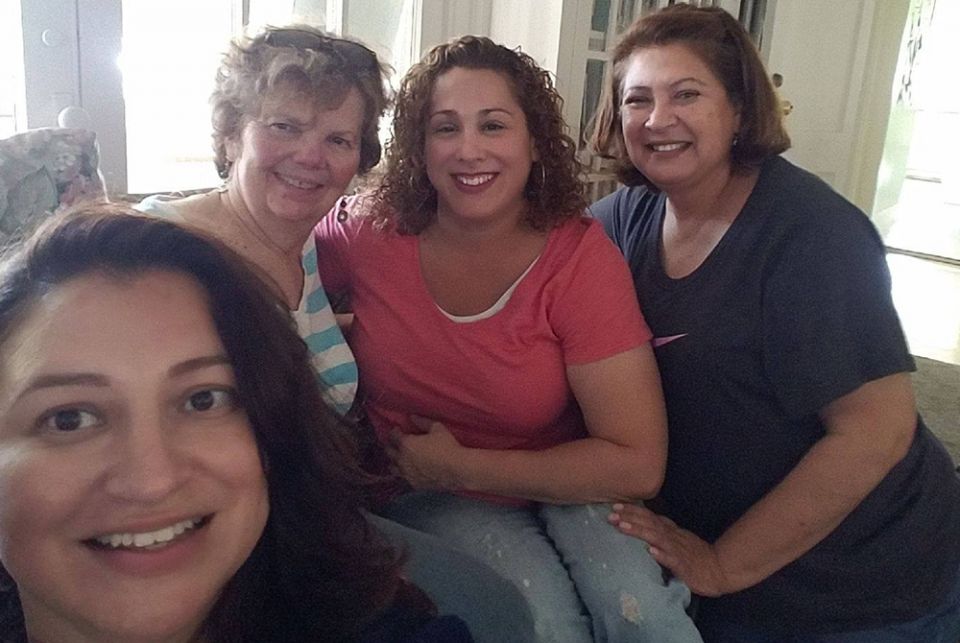 Sr. Darlene Kawulok of the Sisters of St. Joseph of Carondelet, Los Angeles Province, (second from left) takes a picture with women living at Medaille House in July 2019. Medaille House, founded in 2013 by the St. Joseph sisters, started offering virtual Sr. Darlene Kawulok of the Sisters of St. Joseph of Carondelet, Los Angeles Province, (second from left) takes a picture with women living at Medaille House in July 2019. Medaille House, founded in 2013 by the St. Joseph sisters, started offering virtual