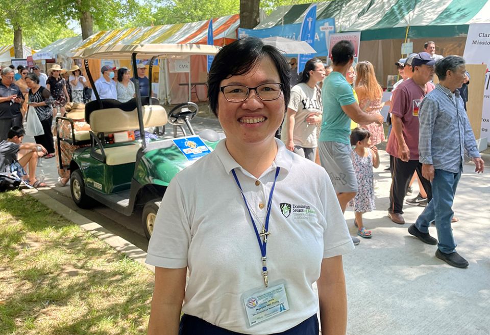 Sr. Mai-Dung Nguyen is a vocation director of the Dominican Sisters of Peace. The Dominican Sisters are working in 22 U.S. states, Peru, and Nigeria. They have about 400 members and 750 associates and are part of the Order of Preachers. (Peter Tran)