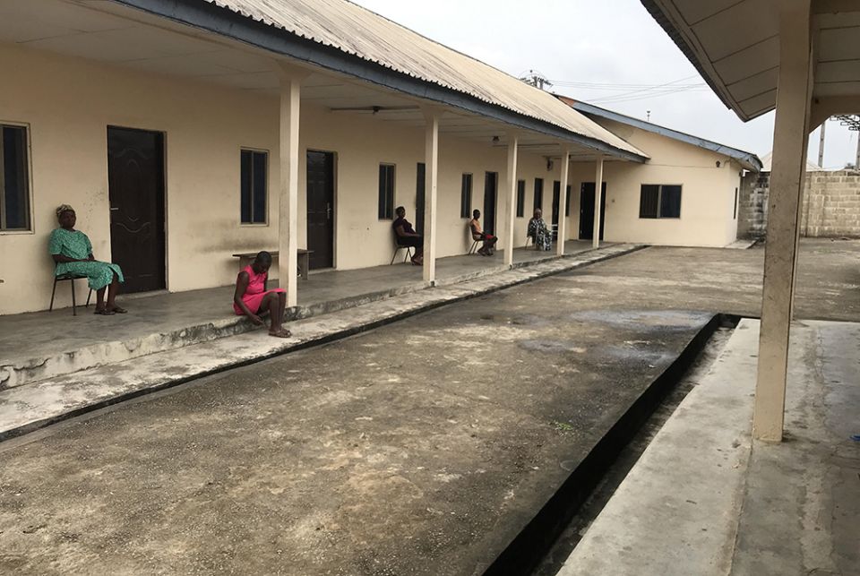 A stretch of the boarding facility at the Daughters of Charity of St. Vincent de Paul Divine Providence Home, where disadvantaged women are housed until they regain their mental health and can be reintegrated back into society. (Valentine Iwenwanne)
