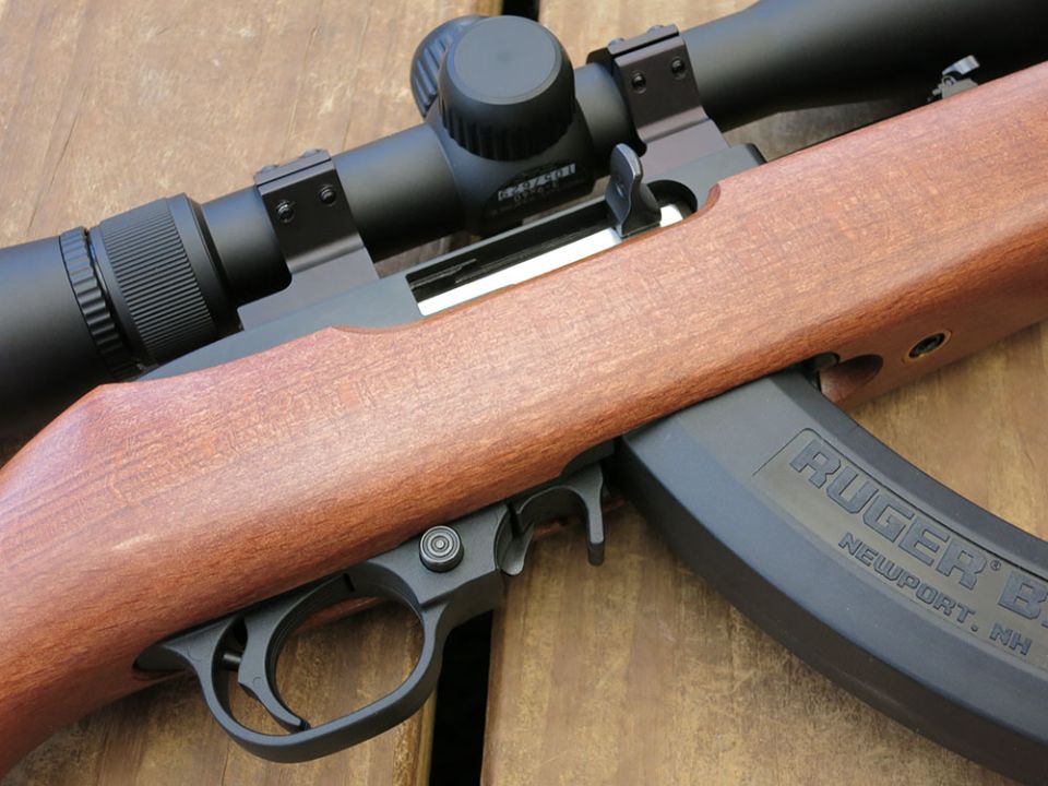 Detail of a Ruger semi-automatic rifle (Wikimedia Commons/James Case)