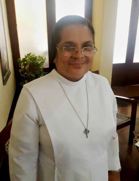 Sr. Francine Muthugala, provincial of the Sri Lanka-Pakistan province of the Sisters of Our Lady of Charity of the Good Shepherd (Thomas Scaria)
