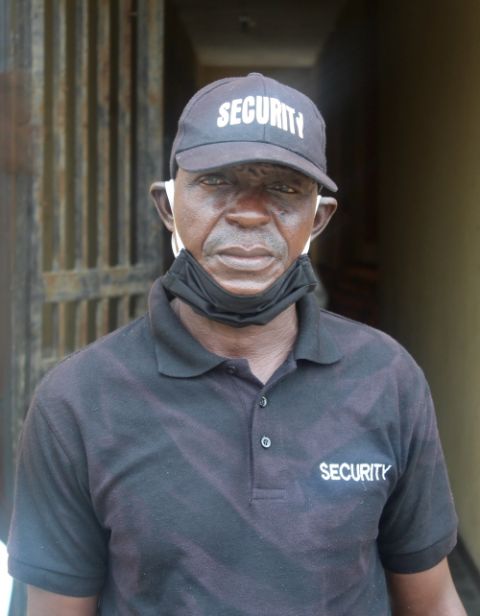Emeka Ogbu, the chief security officer of Bethlehem Girls College (Kelechukwu Iruoma)