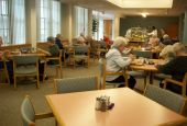 Social distancing at the Adorers of the Blood of Christ retirement center in Ruma, Illinois (Sr. Mary Alan Wurth, ASC)