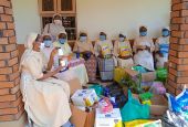 A group of Little Sisters of St. Francis learn about various ways of protecting themselves from COVID-19. (Association of Consecrated Women in Eastern and Central Africa)