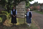 Sr. Mary Mukui and Sr. Deborah Mallott of the Daughters of Charity of St Vincent De Paul outside Our Lady's Hospice, in Thigio, Kenya. The Daughters of Charity opened the hospice in 2010; it has provided palliative care to 568 patients. (Lourine Oluoch)