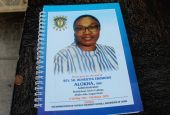 A booklet made in honor of Sacred Heart of Jesus Sr. Henrietta Alokha, who died rescuing students of the Bethlehem Girls College after a massive March 15 gas explosion in a suburb of Lagos, Nigeria (Kelechukwu Iruoma)
