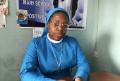 Sr. Dorothy Chinyere Okoli at the Missionary Sisters of St John Paul II of Mary in Nkwelle Ezunaka, Anambra, Nigeria, in October. (GSR photo/Valentine Iwenwanne)